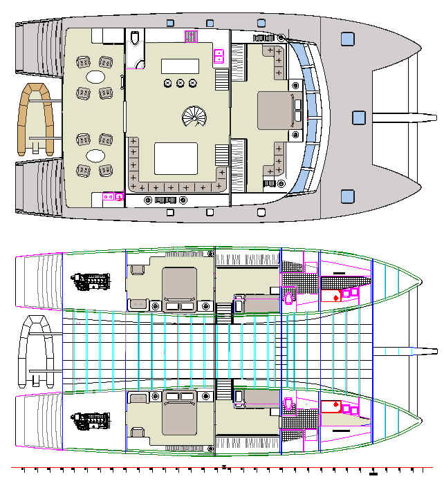 Bruce Roberts, steel boat CATAMARAN plans, boat building, boatbuilding ...